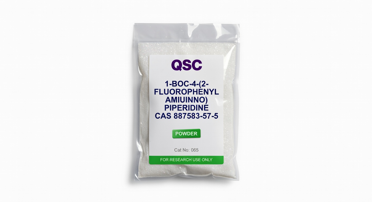 1-Boc-4-(2-fluorophenylamino)piperidine CAS 887583-57-5 Powder — QSC product photo