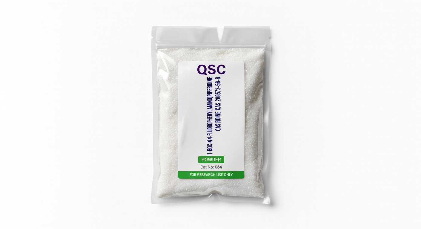 1-Boc-4-(4-fluorophenylamino)piperidine CAS 288573-56-8 Powder — QSC product photo
