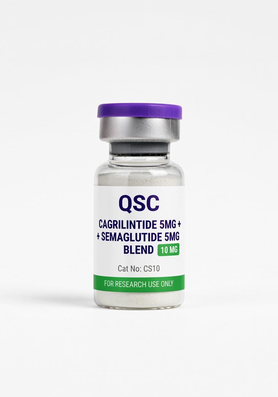 Cagrilintide 5mg + Semaglutide 5mg Blend 10mg*10vials — QSC product photo