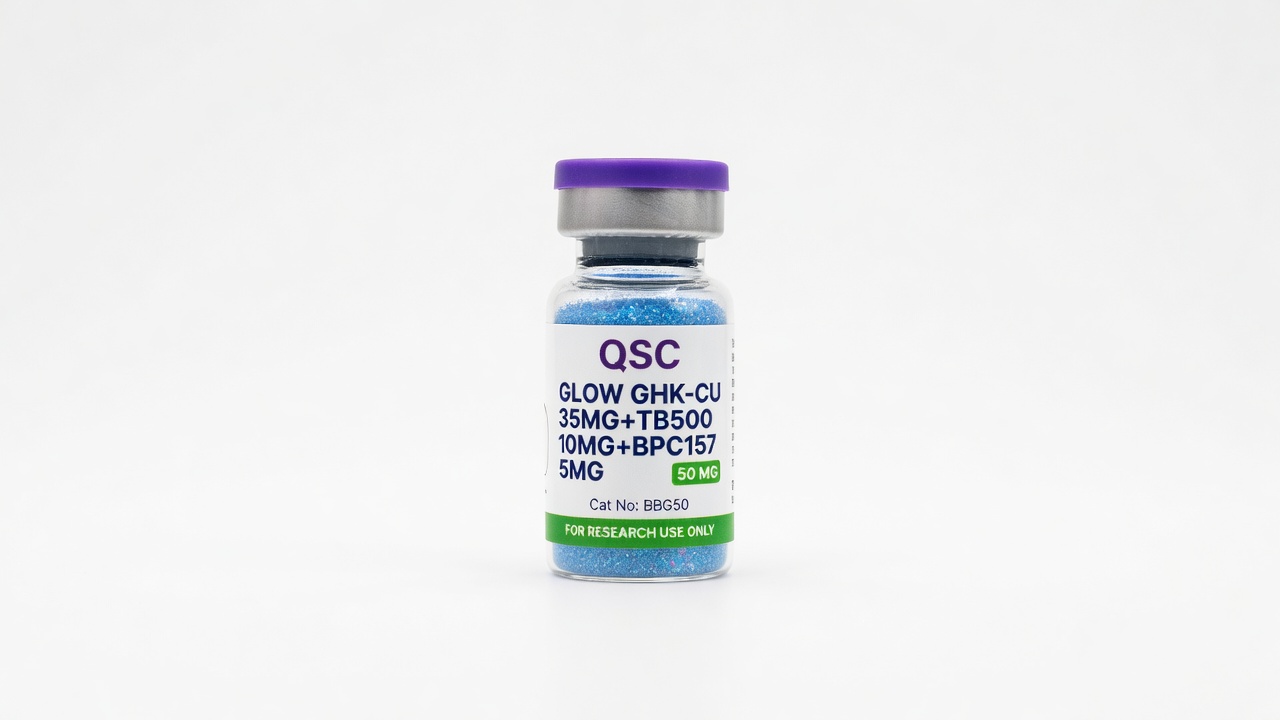GLOW GHK-CU 35mg+TB500 10mg+BPC157 5mg 50mg*10vials — QSC product photo