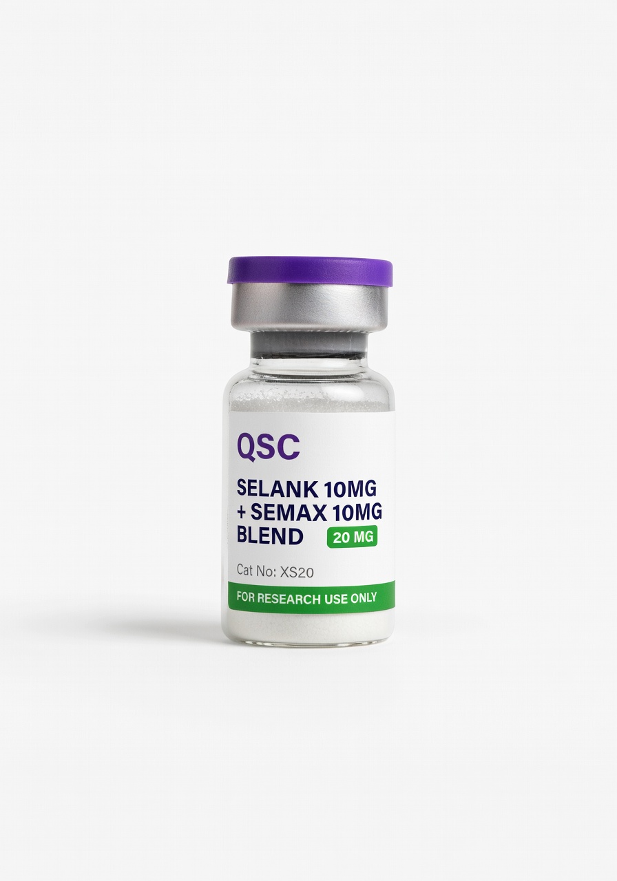 Selank 10mg + Semax 10mg Blend 20mg*10vials — QSC product photo