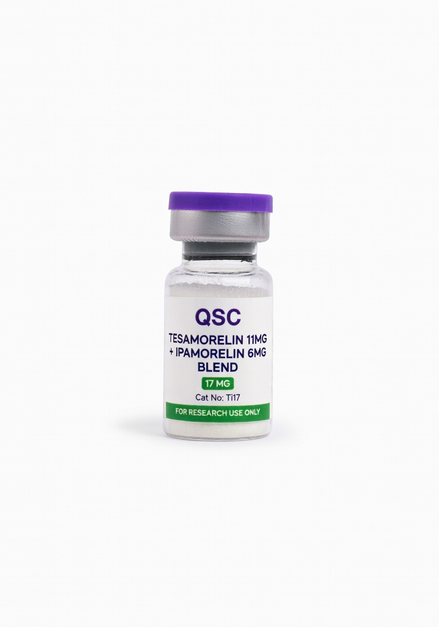 Tesamorelin 11mg + Ipamorelin 6mg Blend 17mg*10vials — QSC product photo