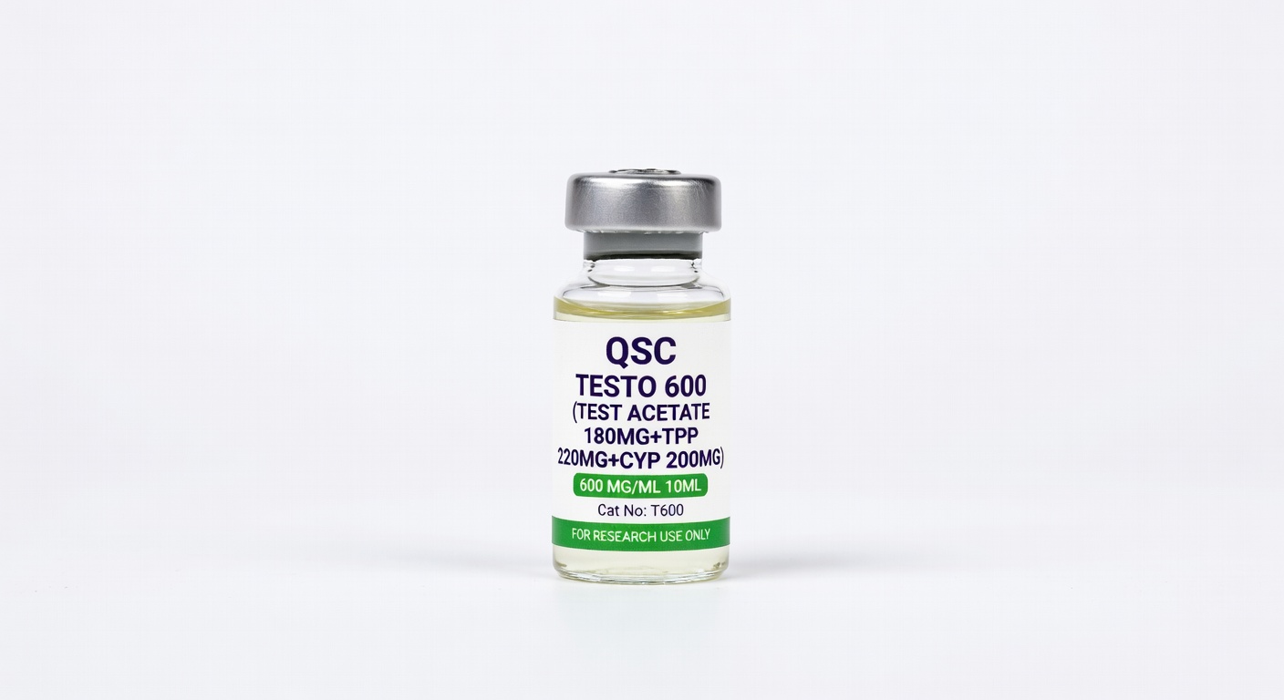 Testo 600 (Test Acetate 180mg+TPP 220mg+Cyp 200mg) 600mg/ml*10ml — QSC product photo
