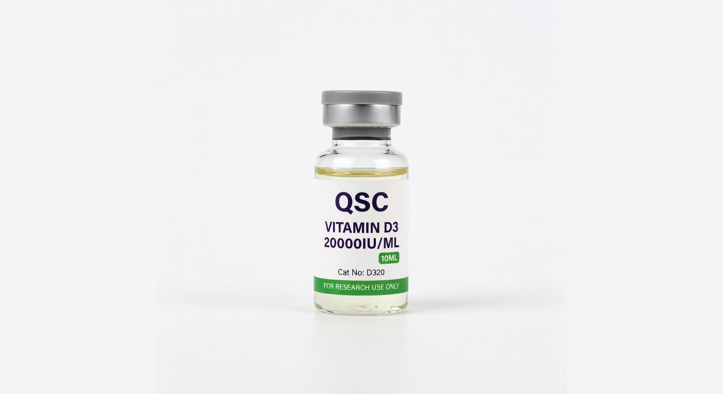 Vitamin D3 20000iu/ml 10ml vial — QSC product photo